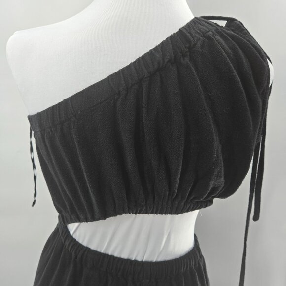 Lilyful Black Asymmetrical Stomach Cutout Jumpsuit Small (Estimated) - Picture 11 of 16